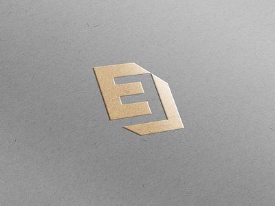 EE Emboss Logo Mockup