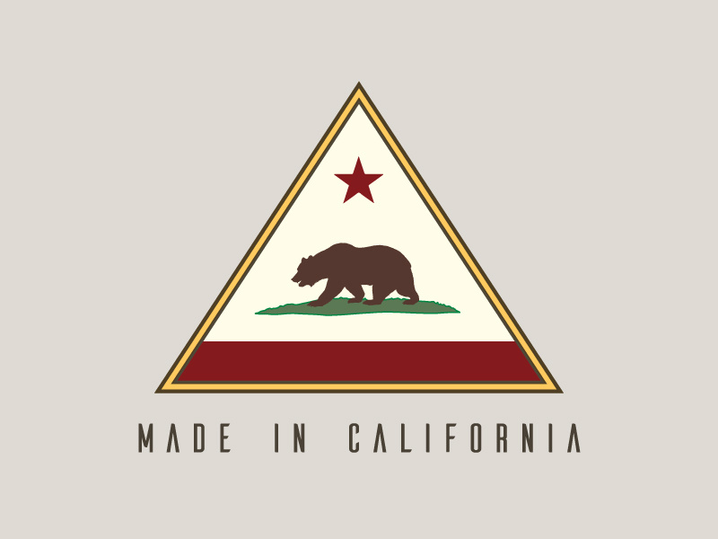 Made in California by Brent Herman on Dribbble