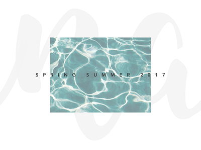Fashion Typography fashion minimal script springsummer2017 typography