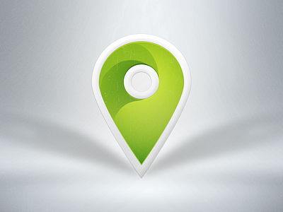 Pin Logo branding green location logo pin