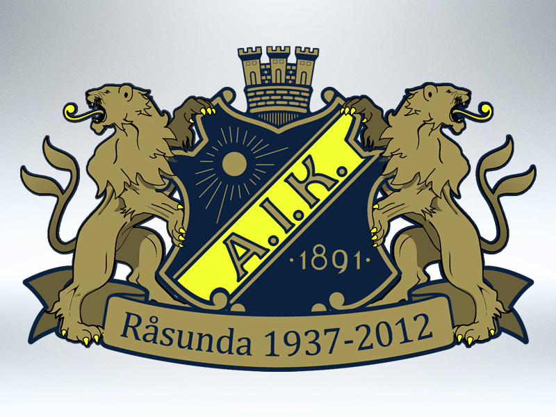 AIK logo with lions by Erik Holm on Dribbble