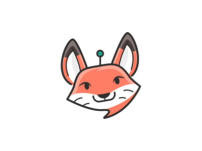 Hazel app icon avatar avatar icons chatbot chatbots flat fox fox logo hazel icon illustration vector
