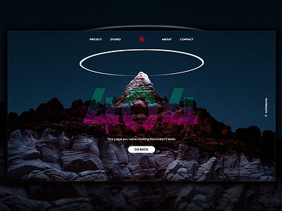 Space 404 Page 404 design dribbble explore space style theme ui ux webpage