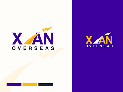 Xian Overseas | Brand Logo | Logo Design | Branding branding design logo vector