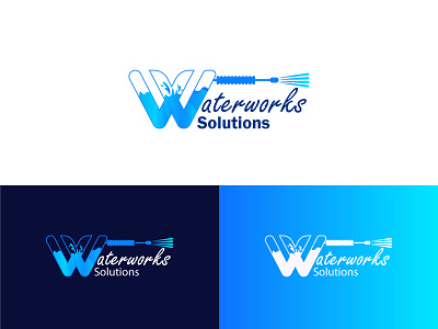 Waterworks Solutions Logo | Company Logo | Branding s letter logo