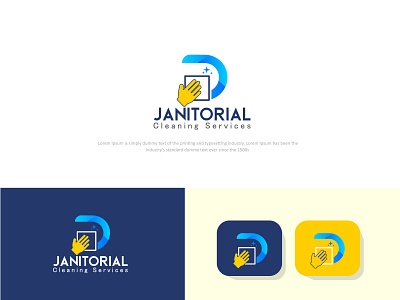 Janitorial | Cleaning Company Logo | Logo Design