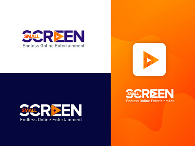 Small Screen Logo Concept | modern logo | OTT logo