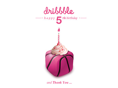 Dribbble Cake