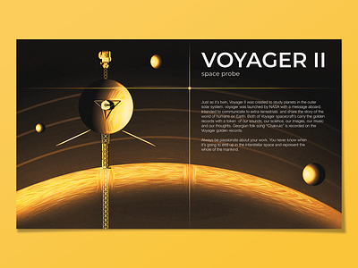 voyager 2 grungy illustration planet planets record space spaceship stars starship textured voyage voyager