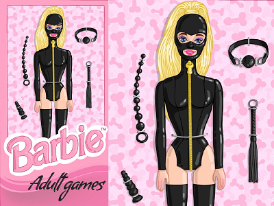 Barbie Adult Games - 2 art barbie bdsm beauty character doll drawing erotic game girl illustration love portrait sexy woman