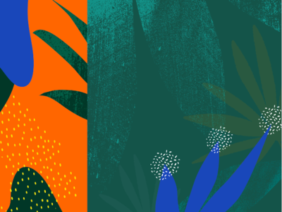 Foliage abstract art design illustration prints