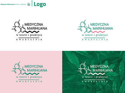 Medical Marijuana Magazine Logo branding design health lifestyle logo logo design magazine medical typography vector