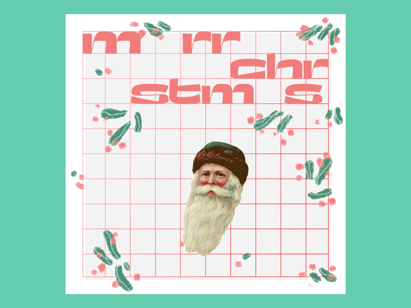 Merry Christmas collage art collage collage art design graphic design illustration photoshop retro typography