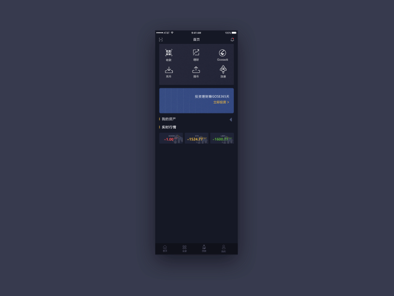 Goose 首页 ui ux 图标 设计