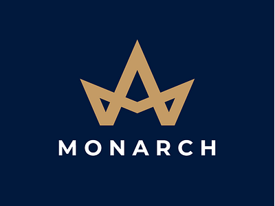 Monarch Hair Salon Logo design graphic design hair dressing hair salon logo logo design monarch royal salon