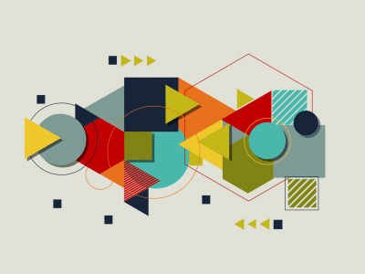 abstract shapes animation