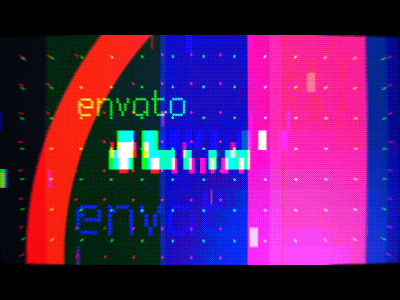 Glitch Envato Logo Reveals abstract after effects animation damage digital distortion effect glitch grunge logo noise technology