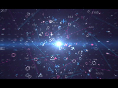 Light And Shapes after effects animation computer cyber cyberpunk data digital fx light particles shape technology