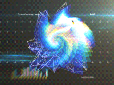 Tech Transform after effects animation cyber punk digital fx glitch hud technology ui