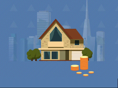 Real Estate Company Animated Promo 2d after effects animation house intro marketing opener presentation promotion property real estate rent