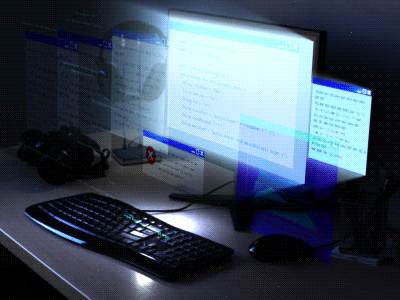 Desktop Tracking ae after effects aplication computer cyberpunk desktop fx glitch technology tracking ui