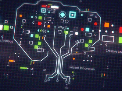 Digital Tree after effects animation computing cyberpunk digital fx sceince sci fi technology tree