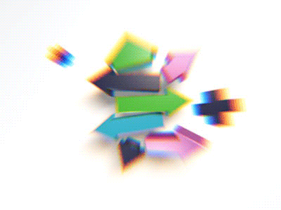Arrows after effects animation arrows c4d cinema 4d distortion glitch