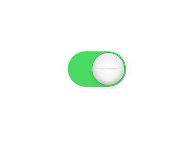 Take a Pill buttons design toggle switch ui ux