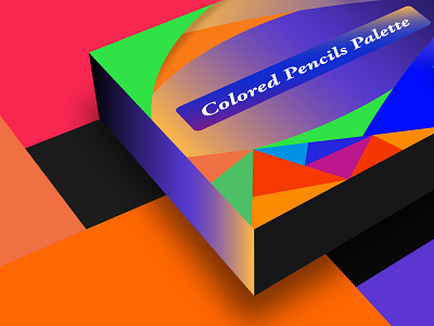 Sizzle Cosmetics-Coloured Pencils Palette(Packaging Design) package design packaging design