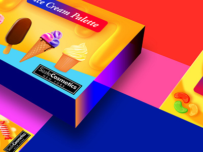 Packaging Design - Ice cream & candy palette abstruct illustration branding creative illustration design illustration packaging design product design vector