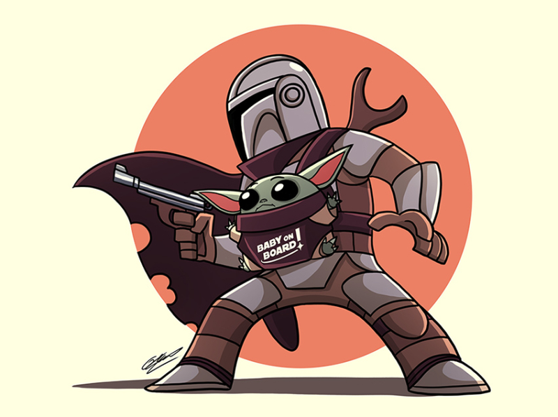 MANDALORIAN by Olivier Silven on Dribbble