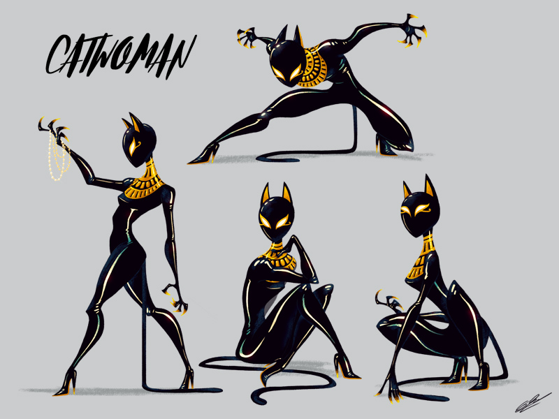 catwoman concept art