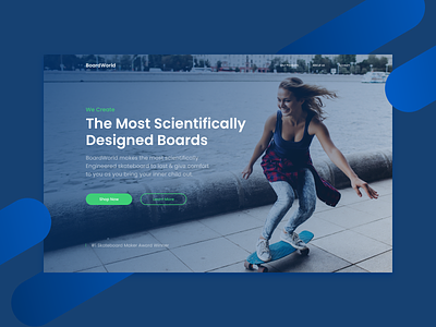 Exploration-4 concept creative design ecommerce hero section minimal skateboard skateboards ui ux web website