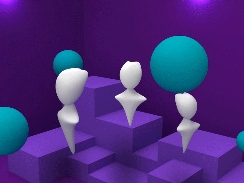 chat bots 3d after effects animation blender bot cinema4d color home illustration render uiux