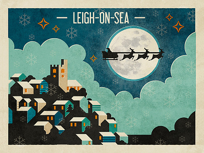 Leigh-on-Sea Christmas Eve christmas eve leigh santa sleigh