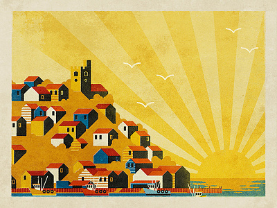 Legra Sunrise beach essex fendell posters leigh on sea neil fendell river sunrise town