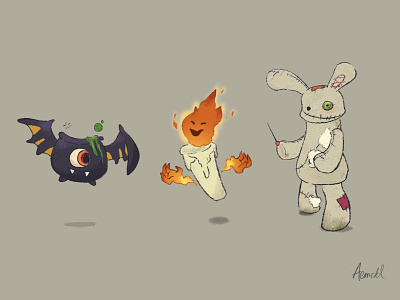 Halloween Spooky Creatures character art character design design halloween illustration