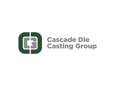 Cascade Die Casting Group Rebrand automotive brand brand identity branding casting corporate identity icon logo manufacturing michigan typography