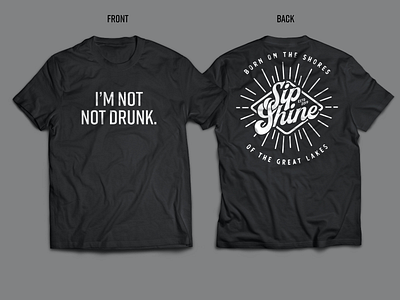 Sip Shine | Swag brand branding design gear michigan shirt design shirt mockup swag tshirt tshirt design tshirts