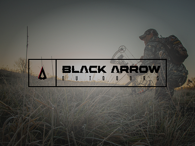 Black Arrow Outdoors brand branding hunting logo michigan outdoor outdoors