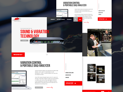 Vibration Research | Final Layout custom wordpress michigan ui ux web web design website wordpress