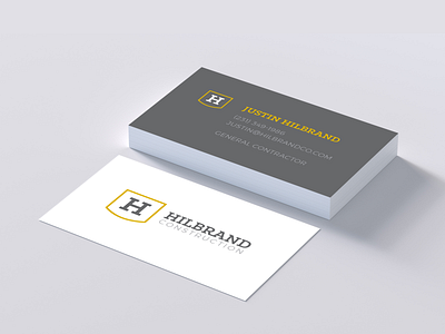 Hilbrand Bc brand branding business card business card design business card mockup design logo michigan mockup mockup design