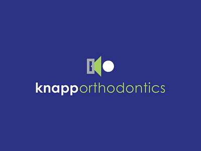 Knapp Orthodontics Brand brand brand design brand identity branding branding agency branding and identity branding design dental dental logo design logo logo design logos orthodontics orthodontist typography