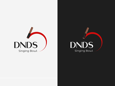 Logo Design - DNDS Singing Bowl branding illustrator logo vector