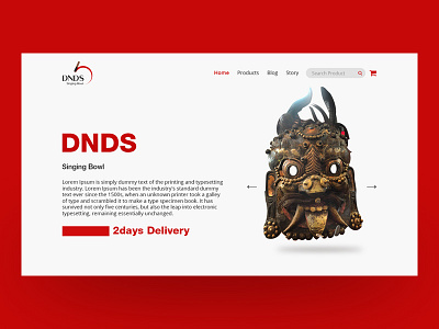 Webpage Design - DNDS singing bowl