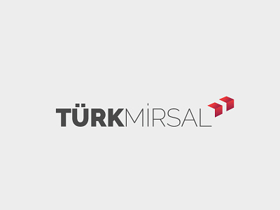 Turk Mirsal Logo arrow box brand branding delivery logo shipment shipping turkey turkish