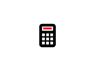 Numi Logotype black calculator icon logotype mac minimalistic numi os x red