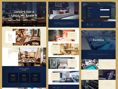 La Capitale - Hotel website adobe adobe xd design hotel ui ux