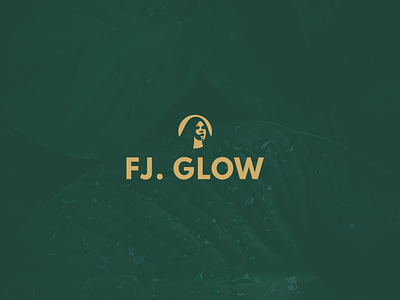 FJ. GLOW Logo design adobe adobe illustrator art branding color creative design icon logo minimal