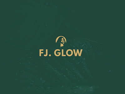 FJ. GLOW Logo design